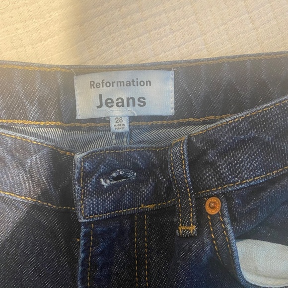 Reformation Wilder High Rise Wide Leg Jeans - Picture 4 of 4